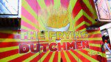 The Frying Dutchmen poster on the back of a truck