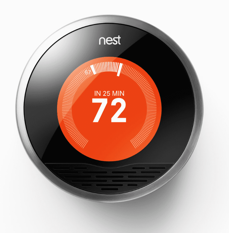 The nest thermosta is displayed on a white background.