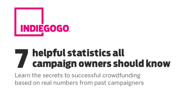 Indiegogo statistics all campaign owners should know.