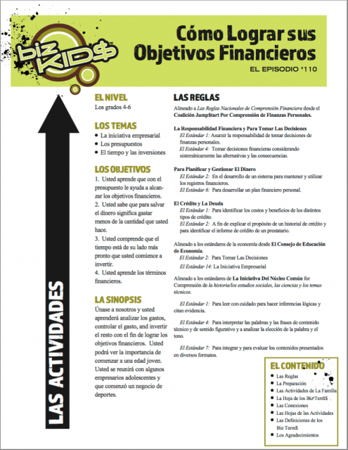 A poster with the words'como logar objetivos financieros'.