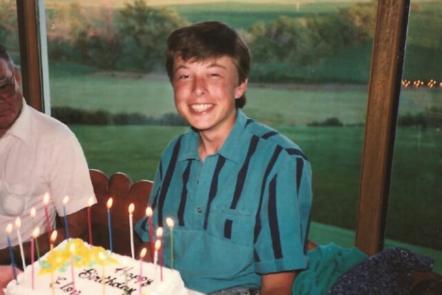 An Old Picture of Elon Musk on his birthday
