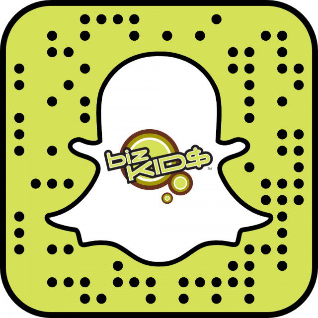 The snapchat logo with a yellow background.